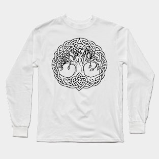 Celtic Heart Tree of Life Long Sleeve T-Shirt